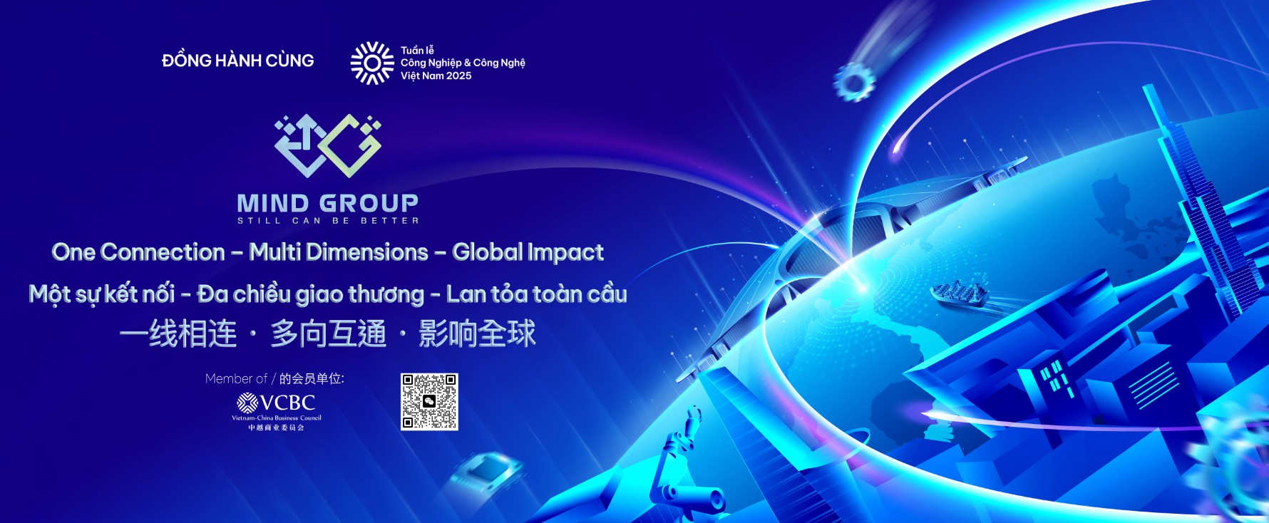 VCBC và Mind Group đồng hành cùng VEC tổ chức không gian triển lãm ấn tượng tại VIIF 2025