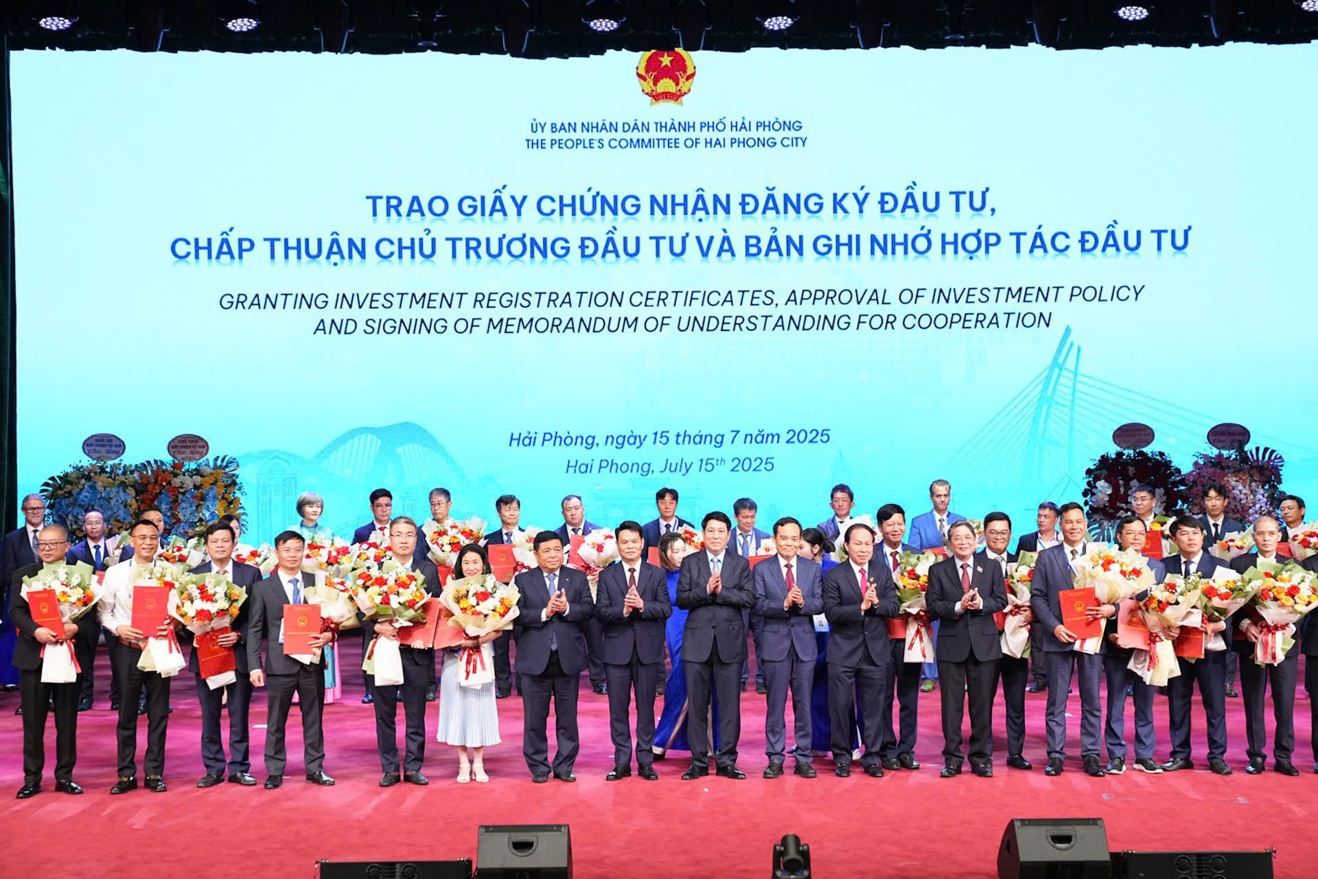 VCBC tham dự Hội nghị Xúc tiến đầu tư Hải Phòng, trong khuôn khổ kỳ họp thứ 3 - 2025 Hội Đồng Tư Vấn Kinh Doanh APEC