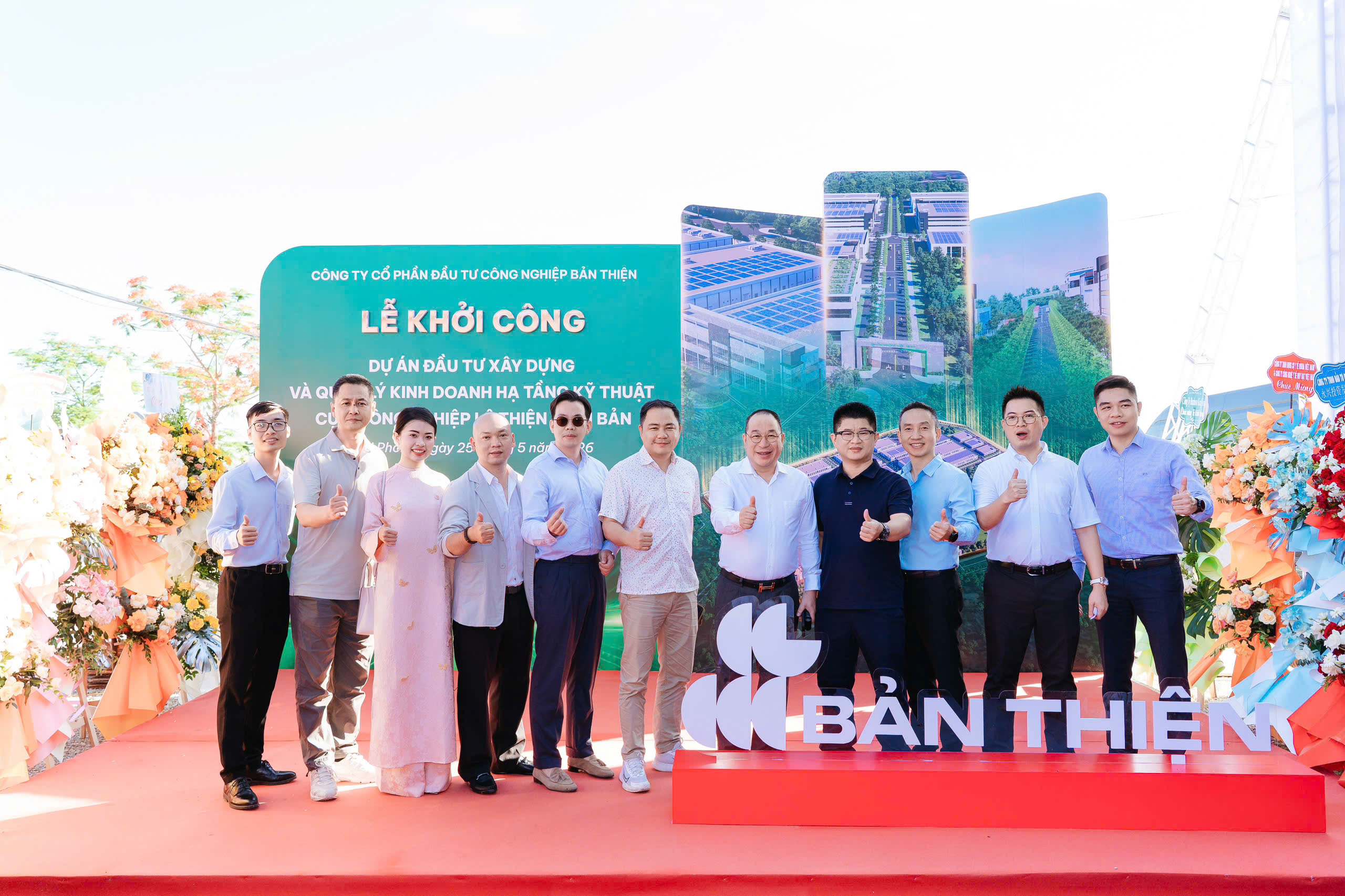 Lãnh đạo VCBC tham dự Lễ khởi công Cụm công nghiệp Lê Thiện – Đại Bản tại Hải Phòng