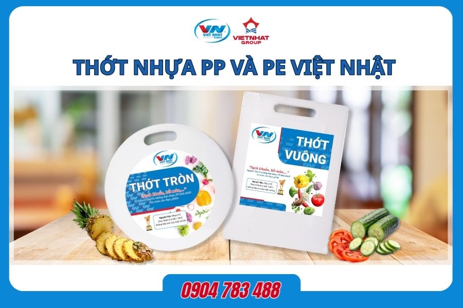 Thớt nhựa PP và PE, nên chọn thớt nào cho gia đình?