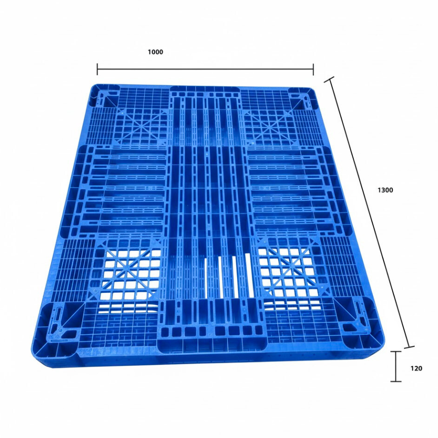 Pallet Nhựa 1300x1100x120mm - Màu Xanh/ Màu Đen - VN11-PL