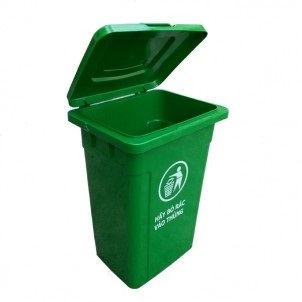 Thùng rác nhựa 90L (Nắp kín)- Nhựa Việt Nhật