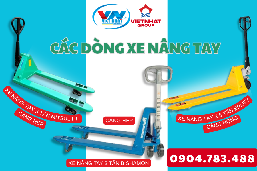 Top 5 Mẫu Xe Nâng Tay Nhỏ Gọn Giá Tốt Đáng Mua Nhất