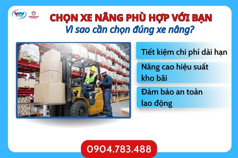 Chọn xe nâng phù hợp với bạn