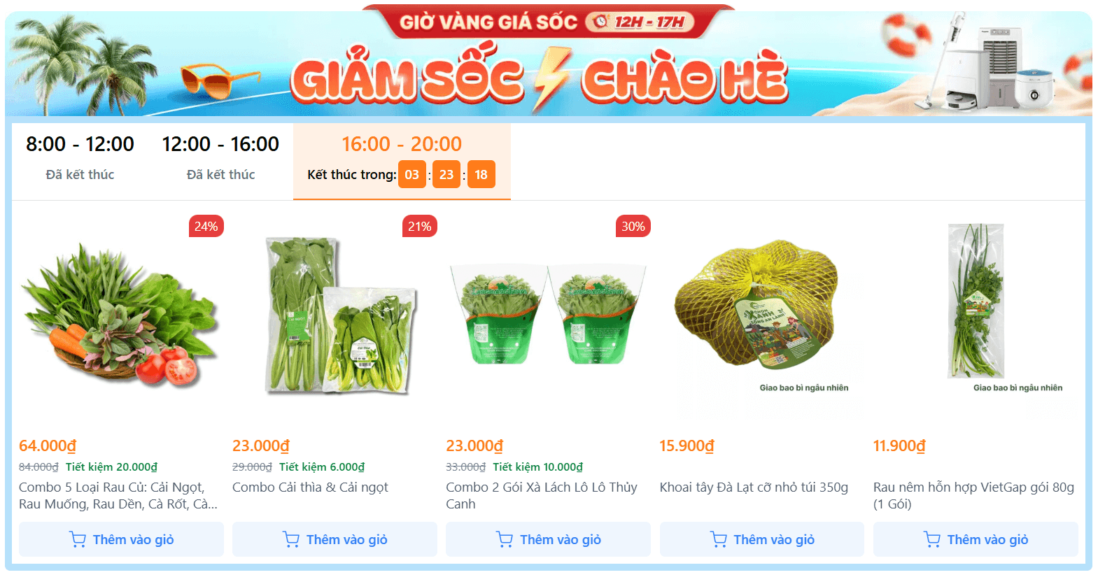 Đếm ngược Flash Sale