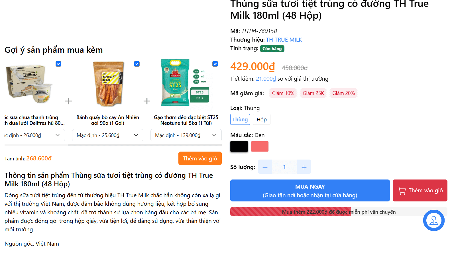 Gợi ý mua kèm