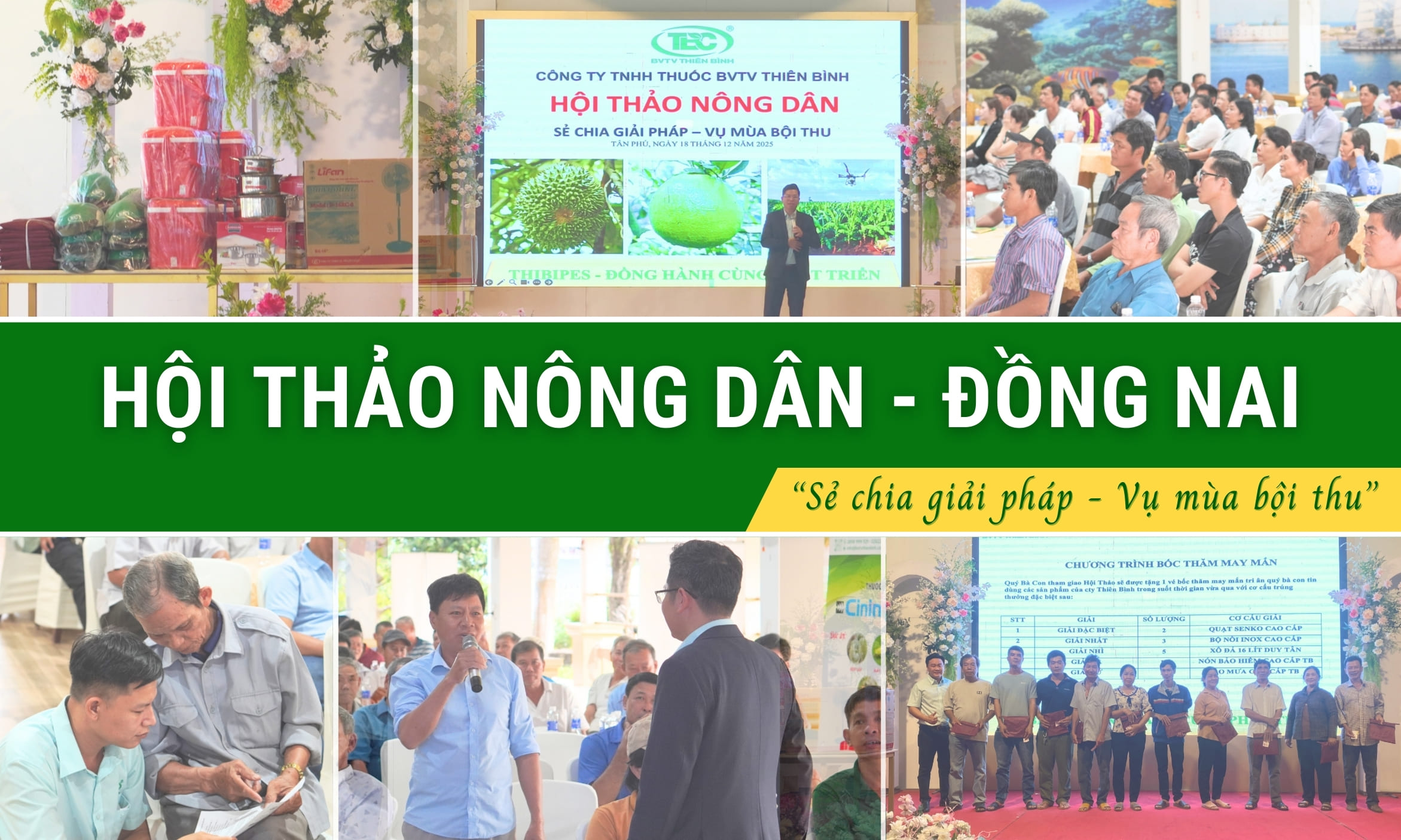 BVTV THIÊN BÌNH ĐỒNG HÀNH CÙNG HỘI THẢO NÔNG DÂN ĐỒNG NAI