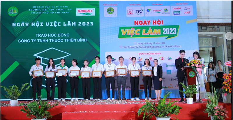 Ngày hội việc làm 2023 tại trường Đại Học Nông Lâm TP HCM