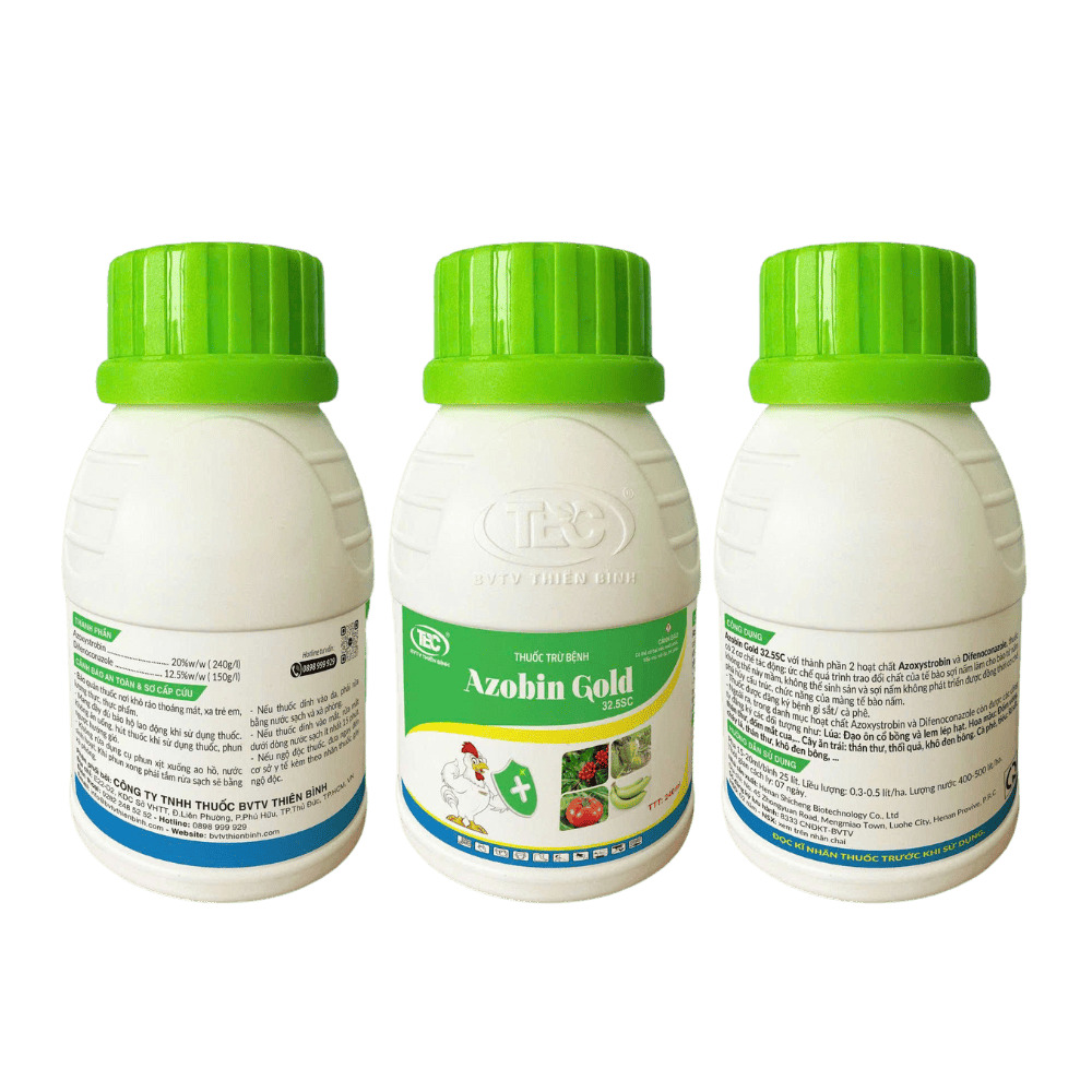 Thuốc trị bệnh gỉ sắt hoa hồng Azobin Gold 32.5SC