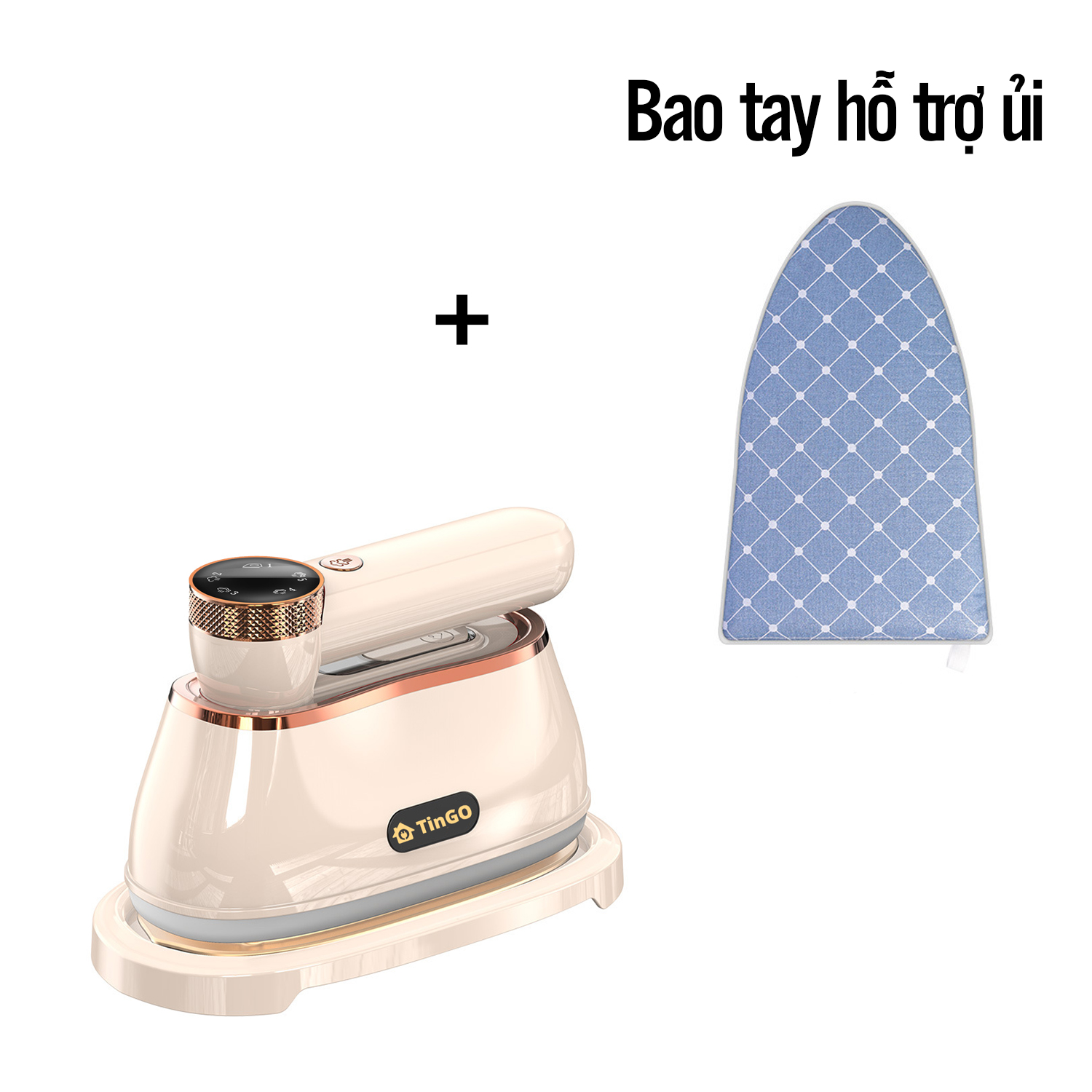 Bàn ủi hơi nước cầm tay TinGO xoay tay cầm 5 chế độ điều chỉnh ủi khô ủi hơi gấp gọn