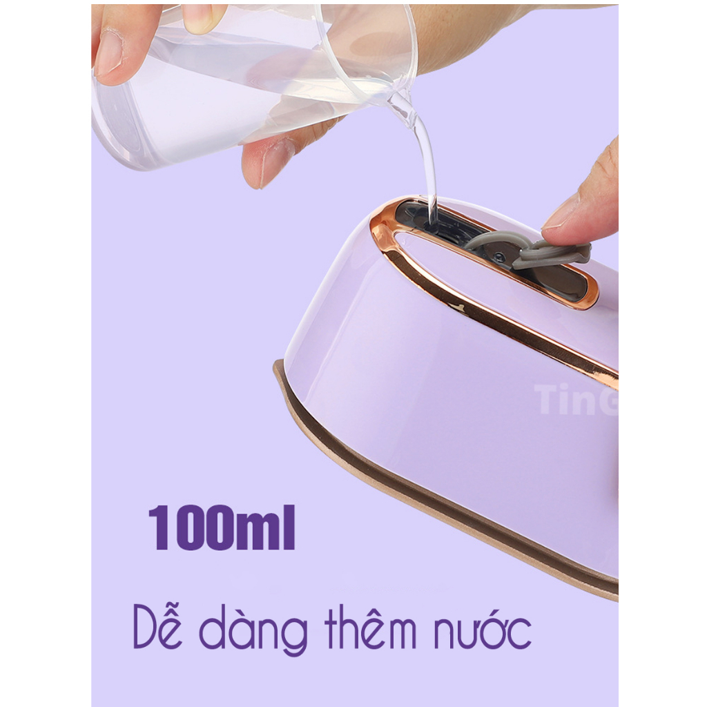 Bàn ủi hơi nước mini TINGO 1000w xoay 180 độ mang đi du lịch công tác