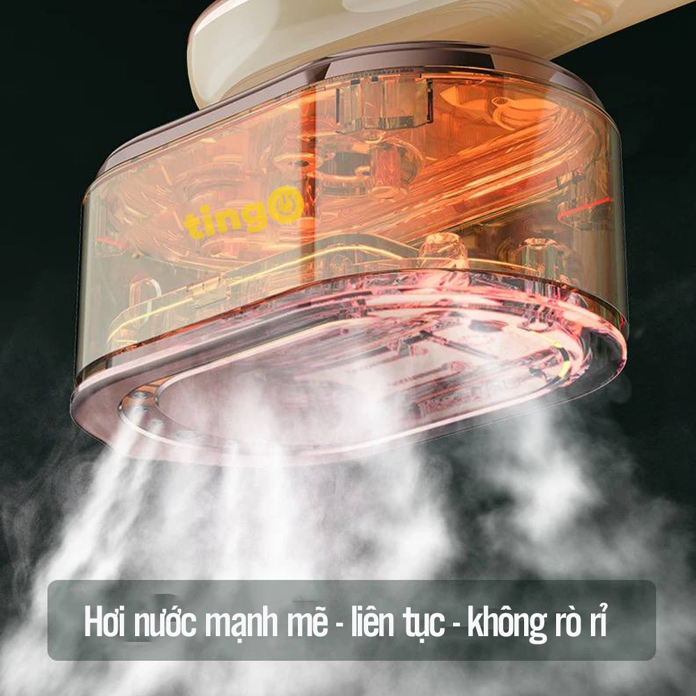 Bàn ủi mini du lịch TinGO 4in1 công suất 1200w mạnh mẽ nhỏ gọn xoay tay cầm mang đi công tác