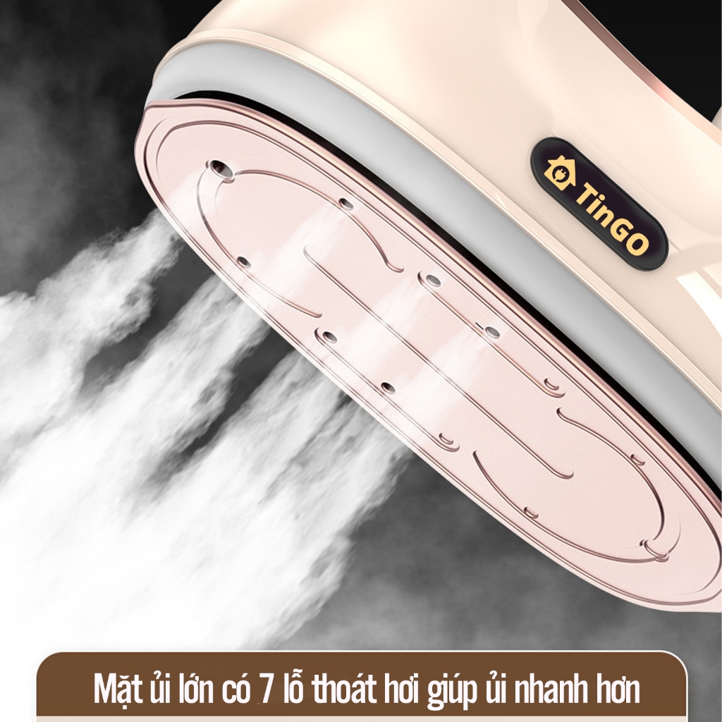 Bàn ủi hơi nước cầm tay TinGO xoay tay cầm 5 chế độ điều chỉnh ủi khô ủi hơi gấp gọn