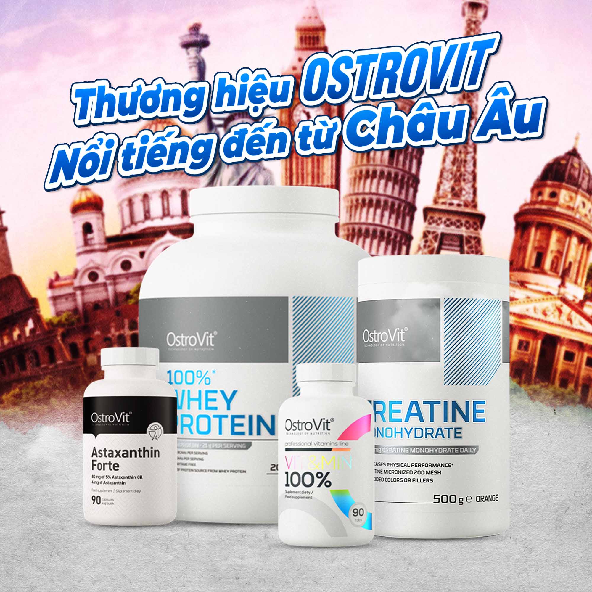 Thương Hiệu OstroVit – Hãng Thực Phẩm Chức Năng Cao Cấp Từ Ba Lan
