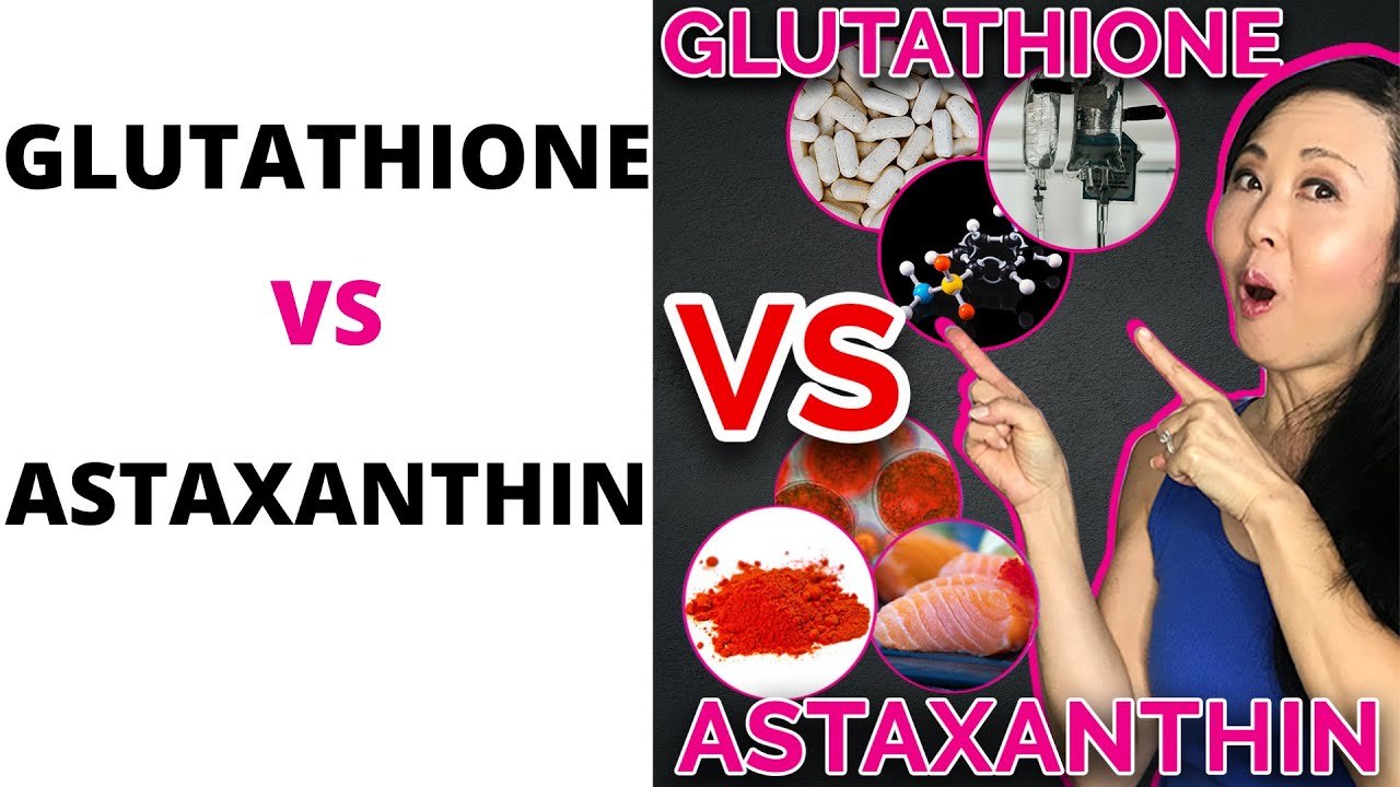 Bảng so sánh chi tiết Astaxanthin và Glutathione về hiệu quả và độ an toàn