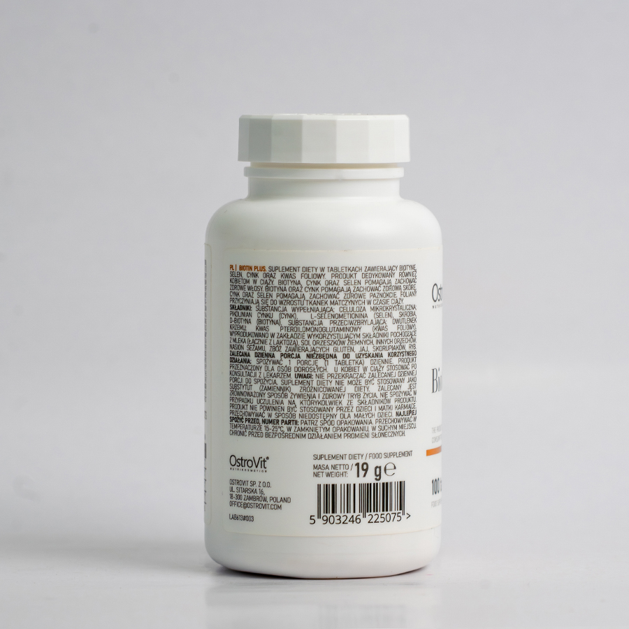 Ostrovit Biotin Plus (100 Viên)