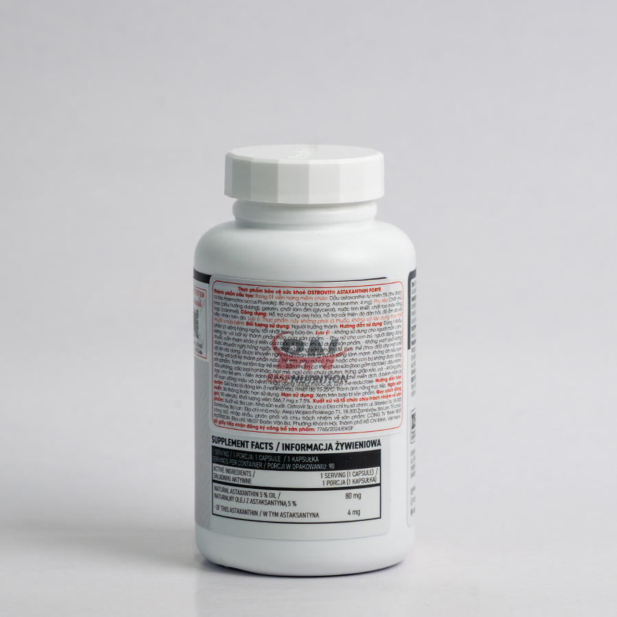 Ostrovit Astaxanthin Forte (90 Viên)