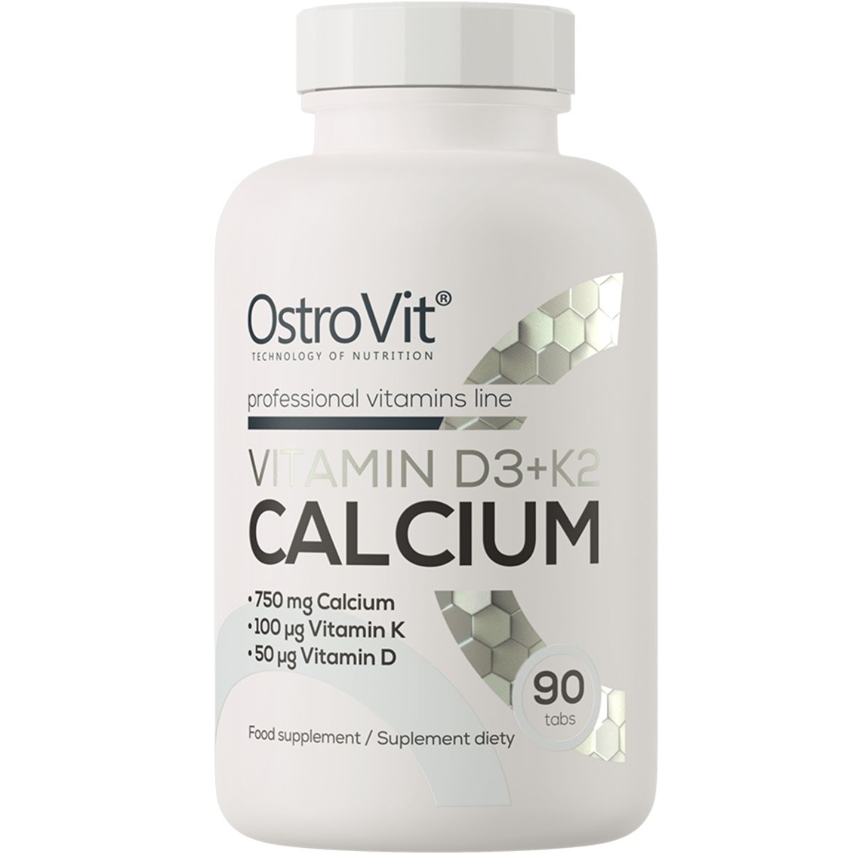 Ostrovit Vitamin D3+K2 Calcium (90 Viên)