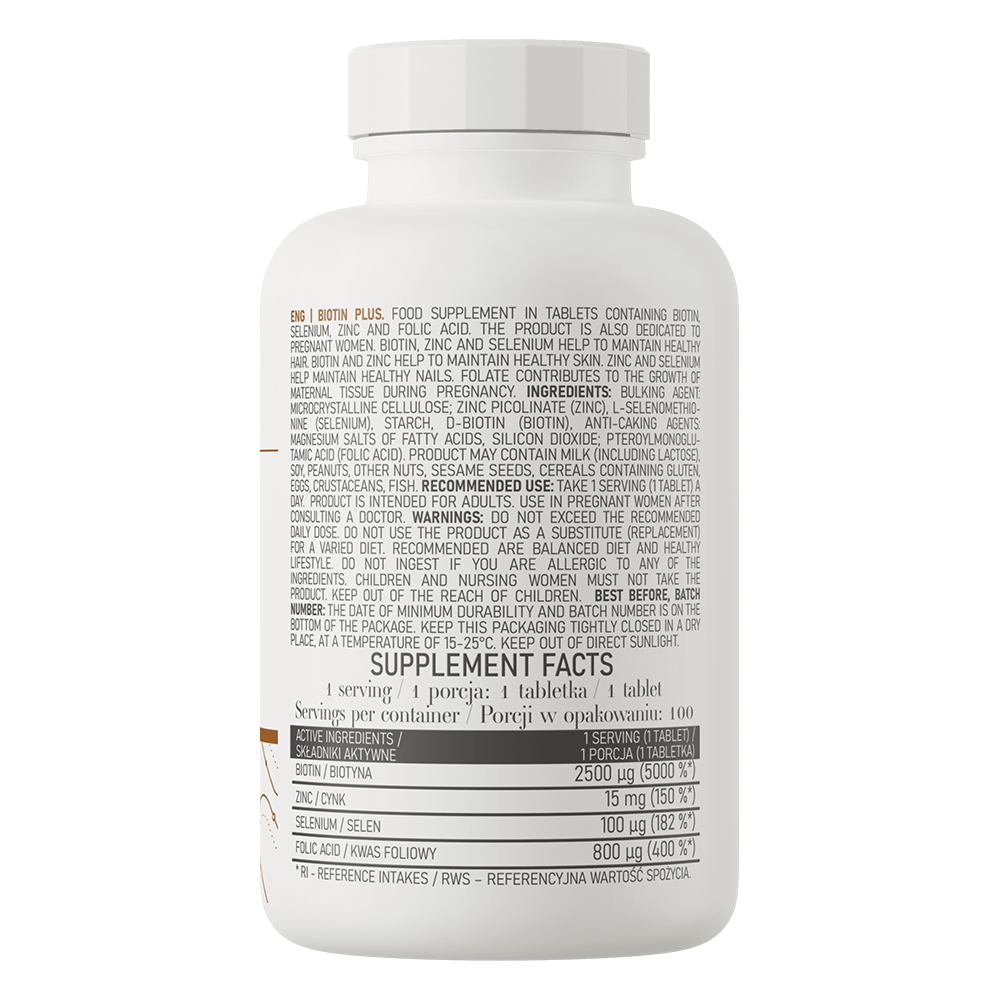 Ostrovit Biotin Plus (100 Viên)