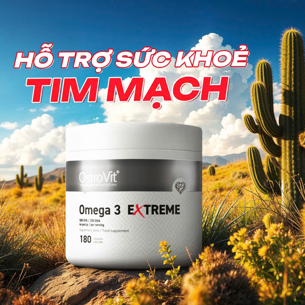 Ostrovit Omega 3 Extreme (180 Viên)