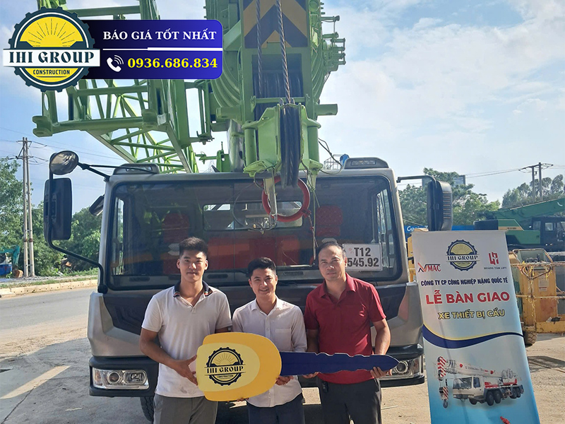 Lễ Bàn Giao Xe Cẩu 30 Tấn Zoomlion Tại IHI Group Cho Đối Tác