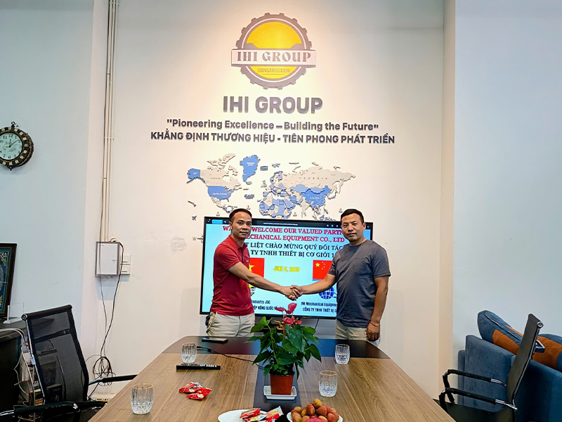 CÔNG TY CP CÔNG NGHIỆP QUỐC TẾ IHI GROUP HÂN HOAN CHÀO ĐÓN CÔNG TY TNHH THIẾT BỊ CƠ GIỚI 1M ĐẾN THĂM VÀ LÀM VIỆC