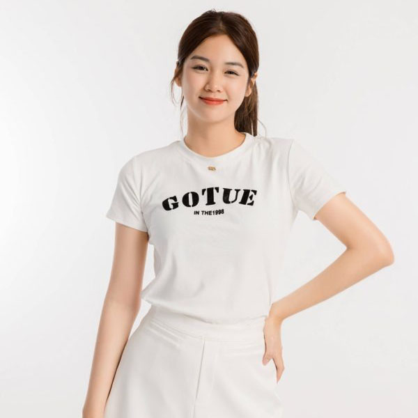 Áo thun nữ Croptop cổ tròn