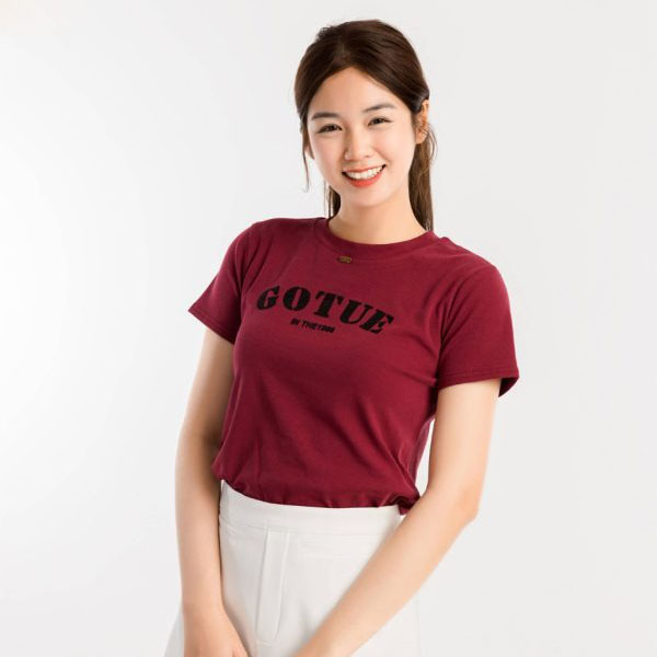 Áo thun nữ Croptop cổ tròn