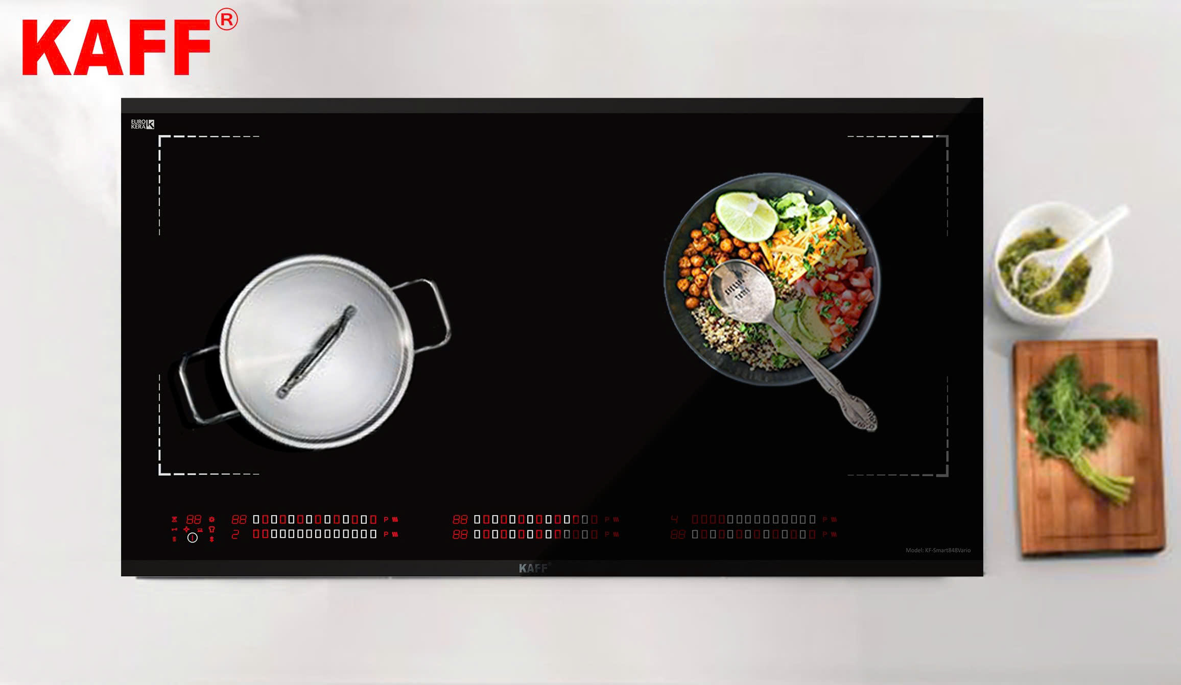 Bếp Từ Đa Điểm Kaff KF-Smart848Vario