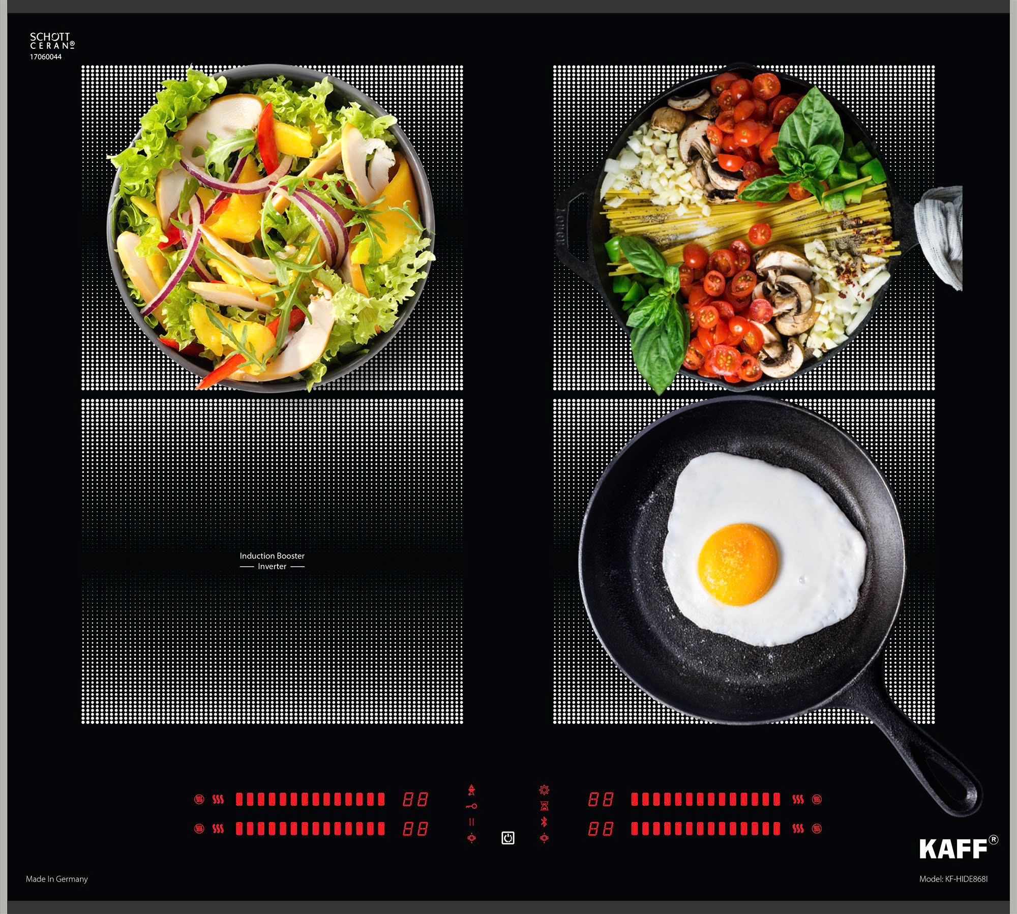 Bếp Từ 4 Vùng Nấu KAFF KF–HIDE868I