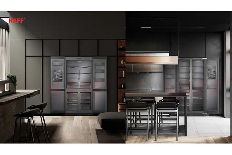 Tủ lạnh Side By Side KAFF KF-BI555W LUXURY