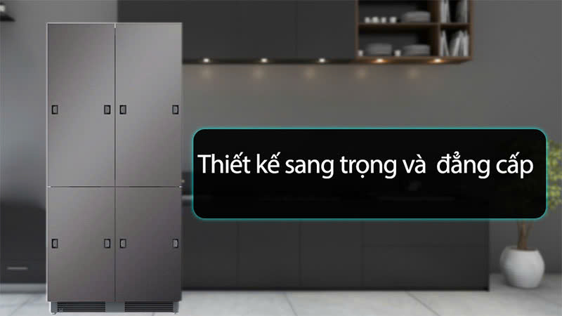 Tủ lạnh Side By Side KAFF KF-BI555W LUXURY