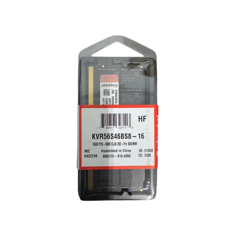Ram 8Gb Ddr5 Bus 5600 Kingston New