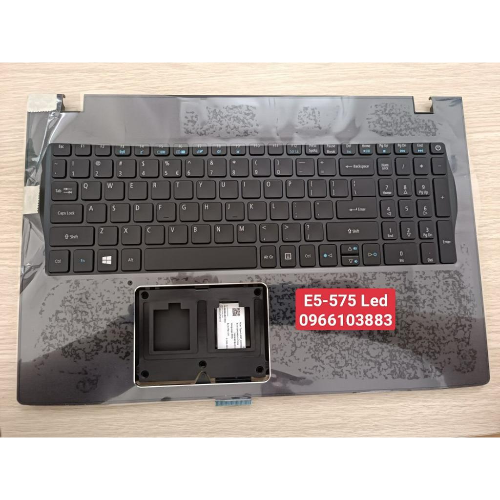VỎ MẶT C KÈM PHÍM DÀNH CHO LAPTOP ACER E5-575 6B.GF2N7.028 ĐEN NEW CÓ LED
