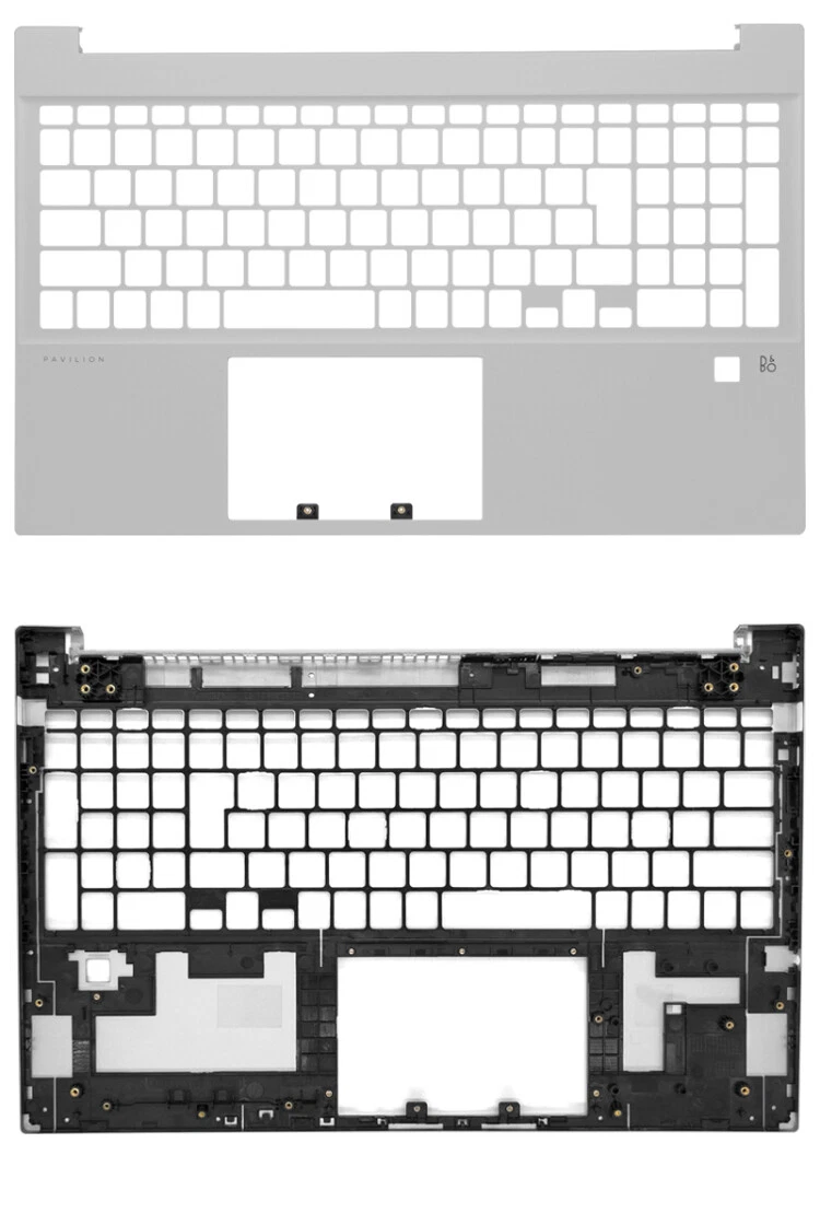 Vỏ C Hp Pavilion 15-Eg 15-Eh Có Lỗ Vân Tay + Sd Bạc New