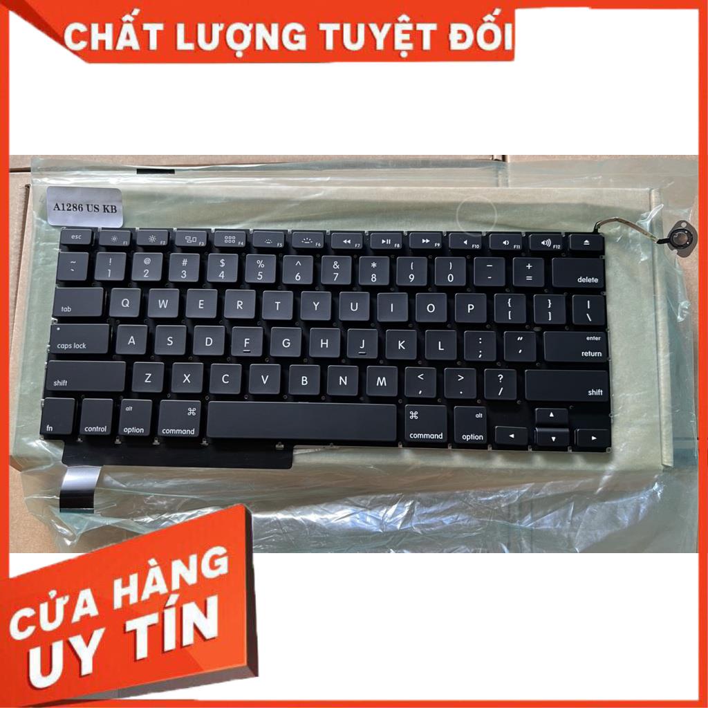 Bàn Phím Cho Macbook Pro 15 inch từ 2009 đến 2012 Model A1286 Chuẩn US New