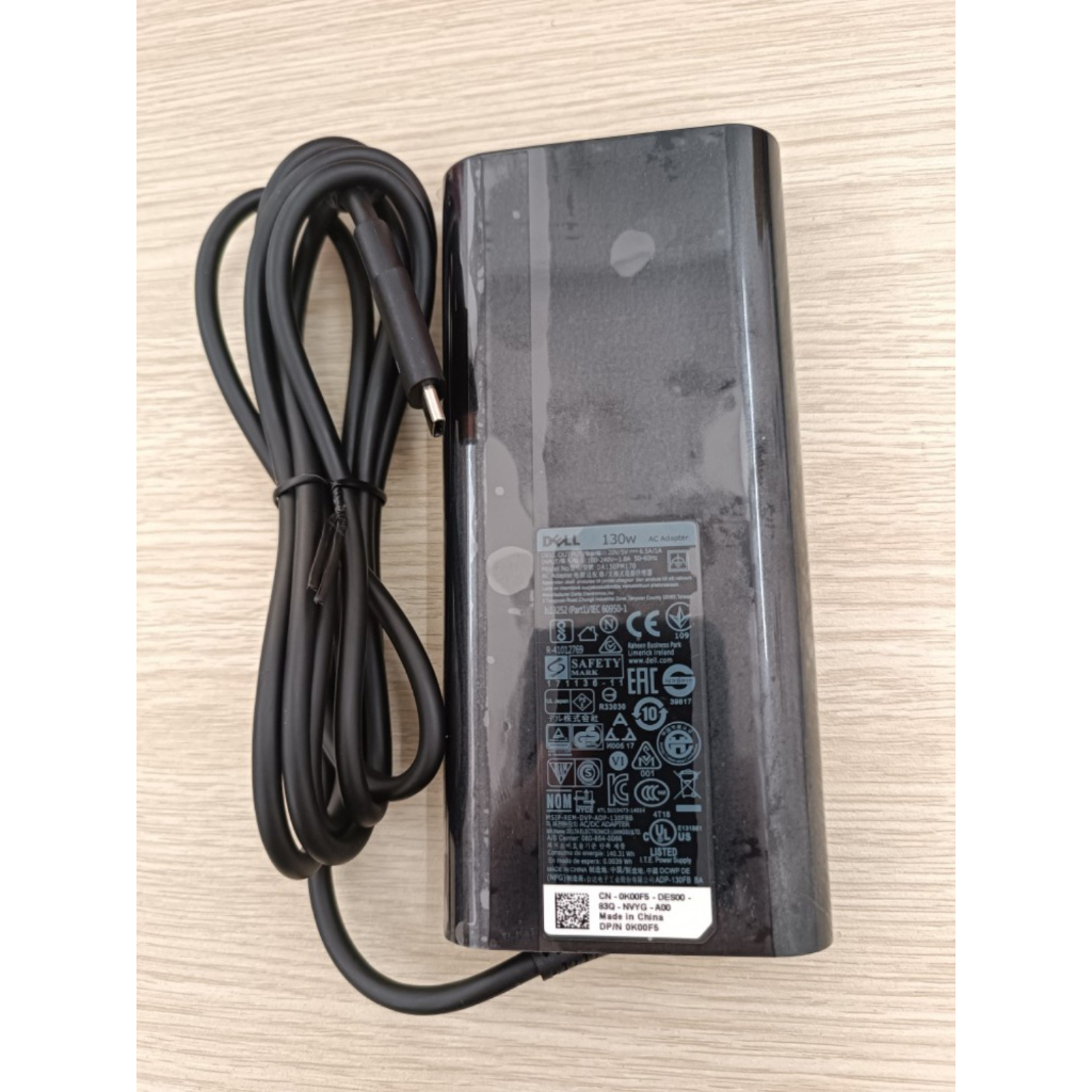 SẠC LAPTOP DELL 19.5V-6.67A 130W 4.5*3.0mm ĐẦU KIM NHỎ OVAL - ZIN NEW