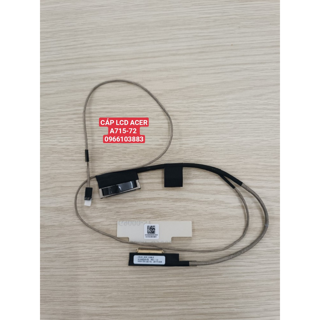 CÁP MÀN HÌNH ACER A715-72 DC02002SV00 50.GP8N2.009 NEW