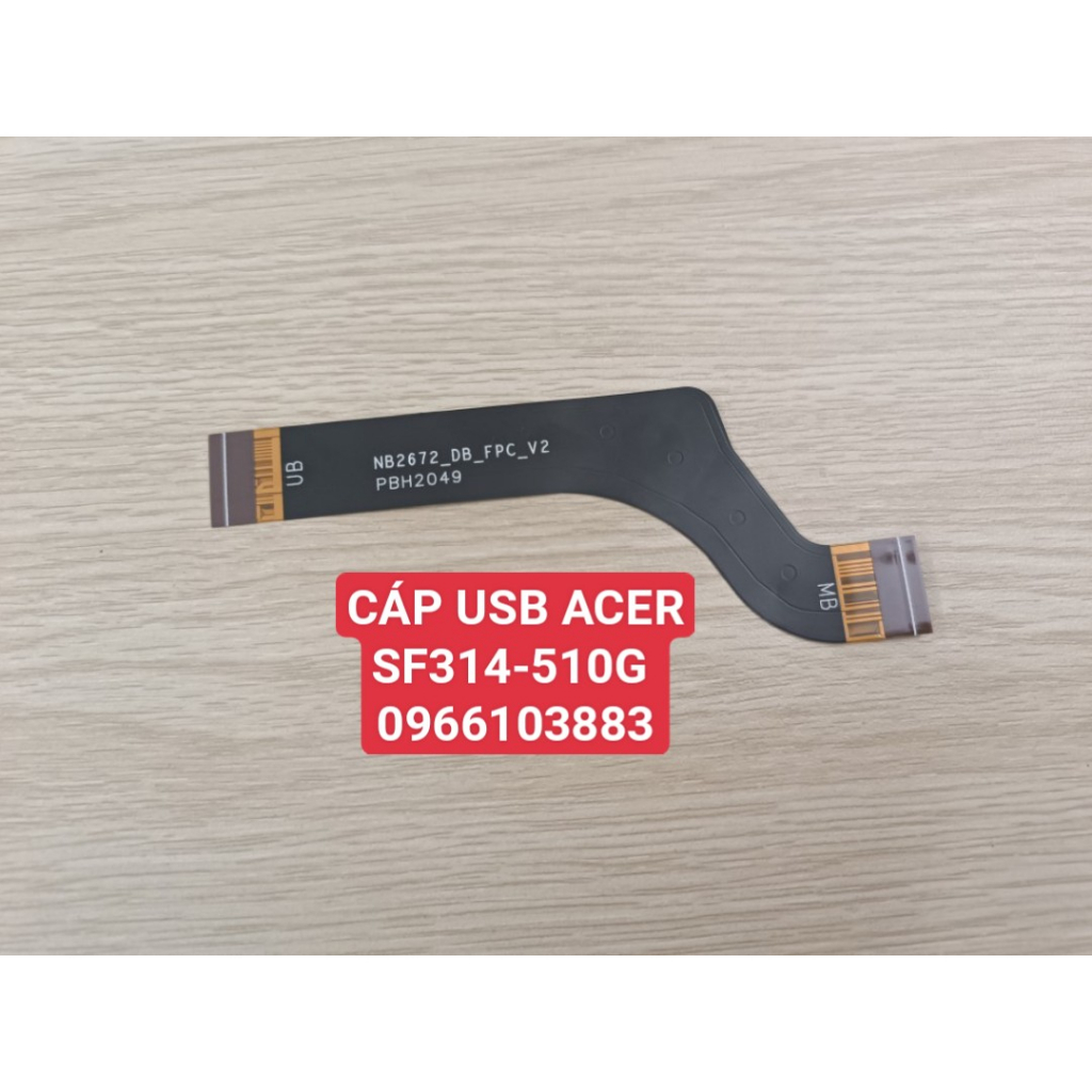 CÁP USB ACER SF314-510G NB2672_DB_FPC_V2 50.A10N8.001 NEW
