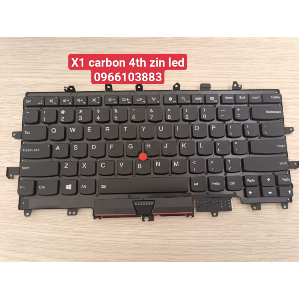 Bàn Phím Dành Cho Laptop Lenovo X1 Carbon Gen 4 Có Đèn Có Chuột Zin New