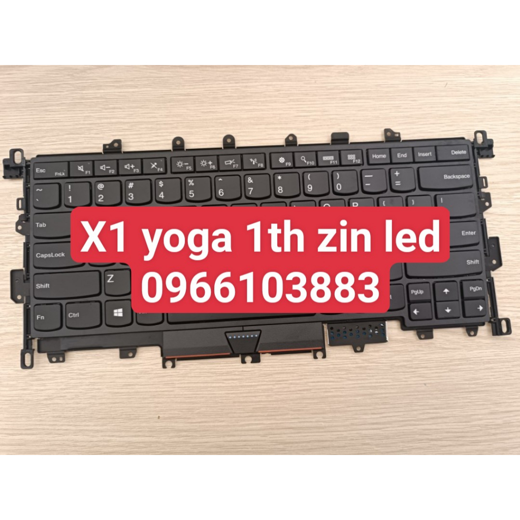 Bàn Phím Dành Cho Laptop Lenovo Thinkpad X1 Yoga Gen 1 Có Đèn Có Chuột Zin New
