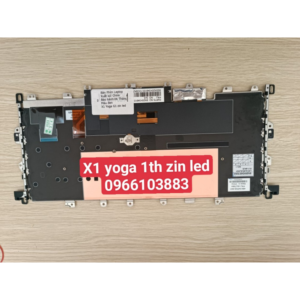 Bàn Phím Dành Cho Laptop Lenovo Thinkpad X1 Yoga Gen 1 Có Đèn Có Chuột Zin New