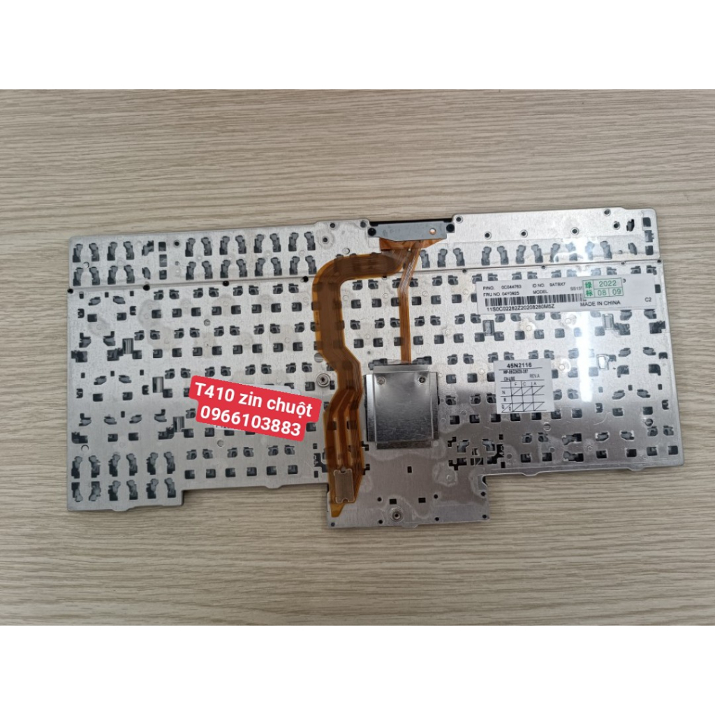 Bàn Phím Dành Cho Laptop Lenovo ThinkPad X220 X220i T410 T410i T410S T420 T420i T510 Có Chuột Zin New
