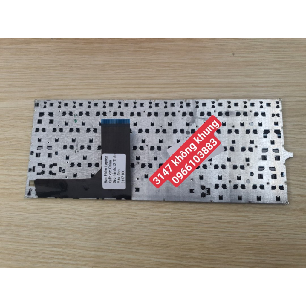 Bàn Phím Dành Cho Laptop Dell INSPIRON 11 3147 3148 V144725AS1 0F4R5H 0R68N6 Màu Đen Không Khung New