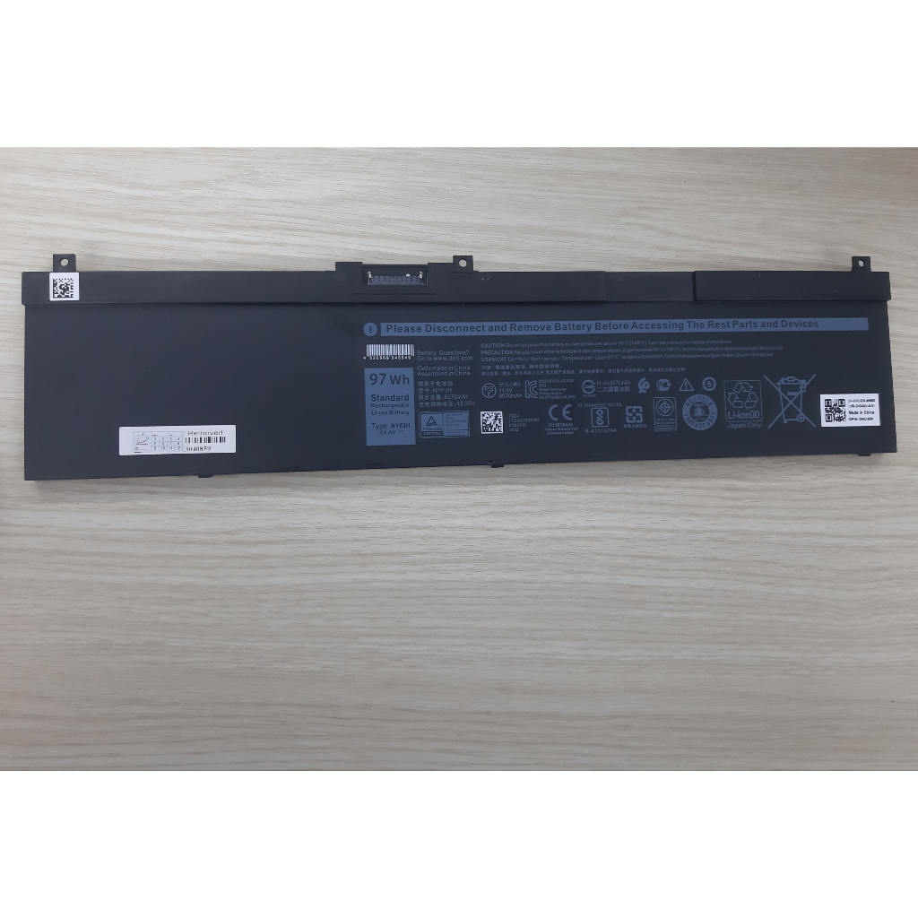 Pin Dành Cho Laptop Dell PRECISION 7530 7540 7730 7740 P34E002 5TF10 GW0K9 GHXKY NYFJH Zin New