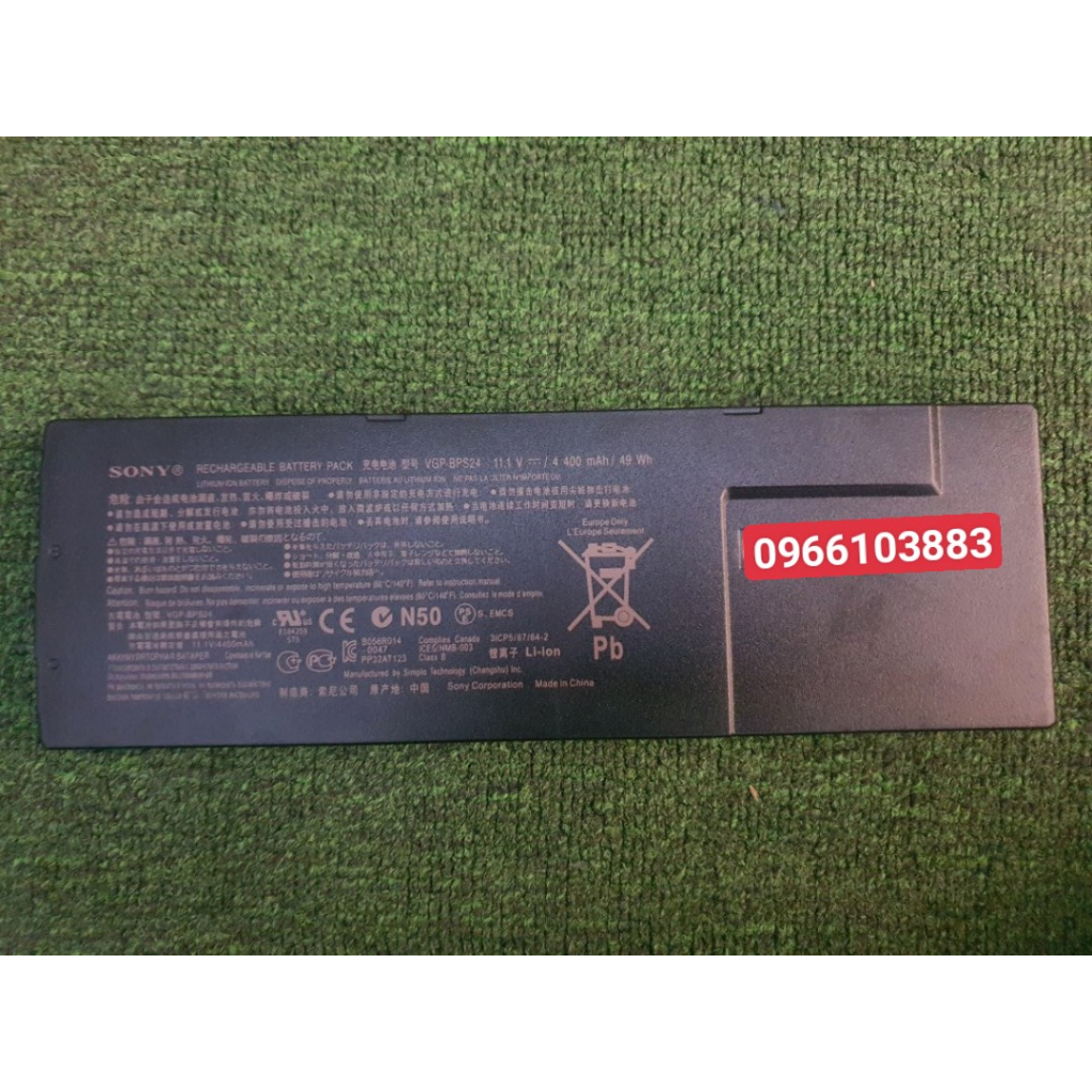 Pin Dành Cho Laptop Sony VPCSA SB SC SD SE SVS13 SVS15 PCG-41215L PCG-41218L VGP-BPS24  S24 Zin New