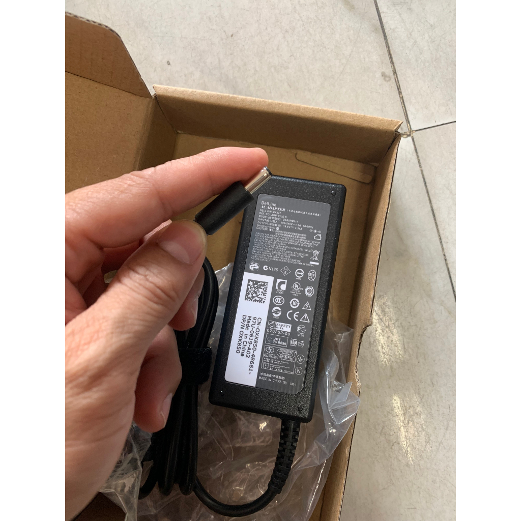 Sạc Dành Cho Laptop Dell 45W 65W 90W Đầu Kim Nhỏ 4.5*3.0mm - Zin Mới