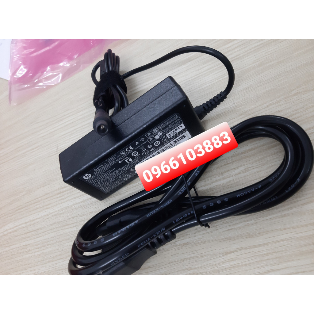 Sạc Dành Cho Laptop HP CQ43 CQ40 CQ45 DV4 DV5 DV6 6510b 6530b 45W 65W 90W ĐẦU KIM LỚN (7.4*5.0mm) – Zin New