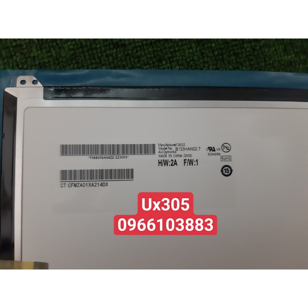 Màn Hình Laptop UX305 UX305F UX305FA UX302 UX303 UX495L 13.3'' SLIM 30P FHD IPS CÓ TAI (CÁP NGƯỢC) New Seal