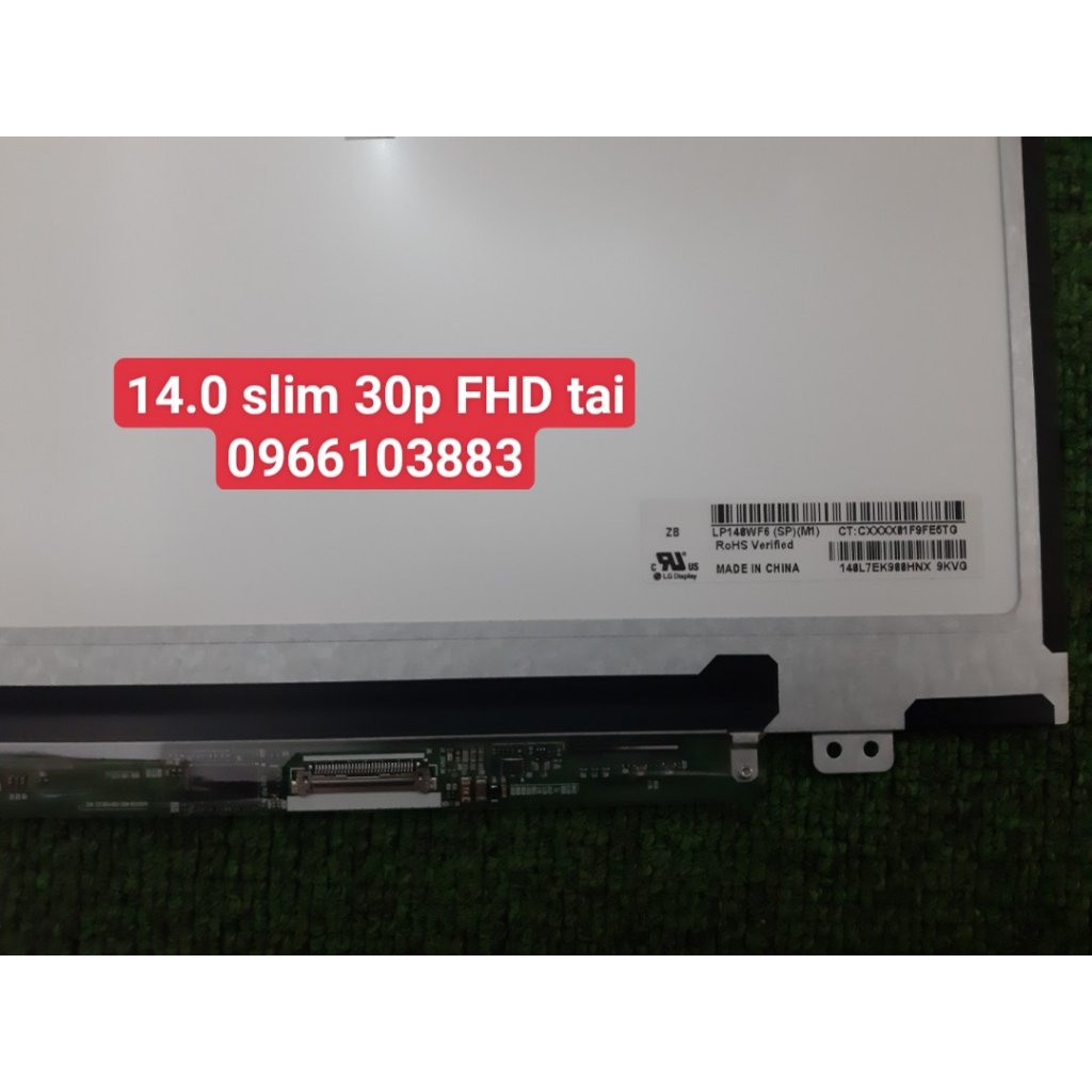 Màn Hình Laptop Dell 7437 E7440 E7450, HP 640-G1 840-G1, Lenovo T440p T440s T450 14.0” SLIM 30P FULL HD CÓ CHÂN ỐC New